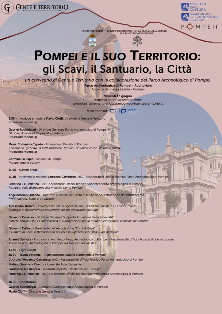 “Pompei e il suo Territorio: gli Scavi, il Santuario, la città”. Il convegno di GeT