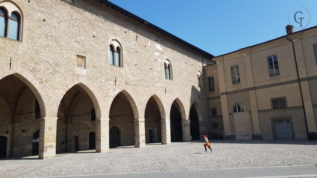 Bergamo Alta, in primavera