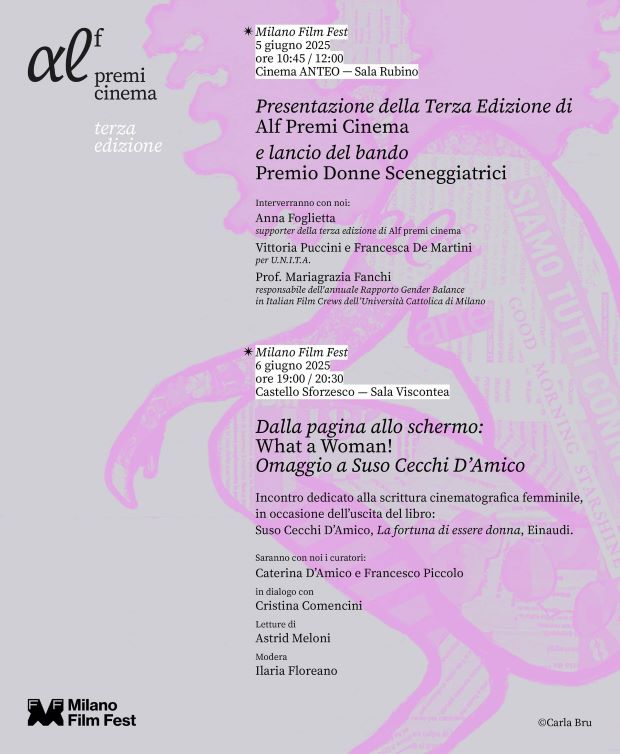 ALF premi cinema e Milano Film Fest