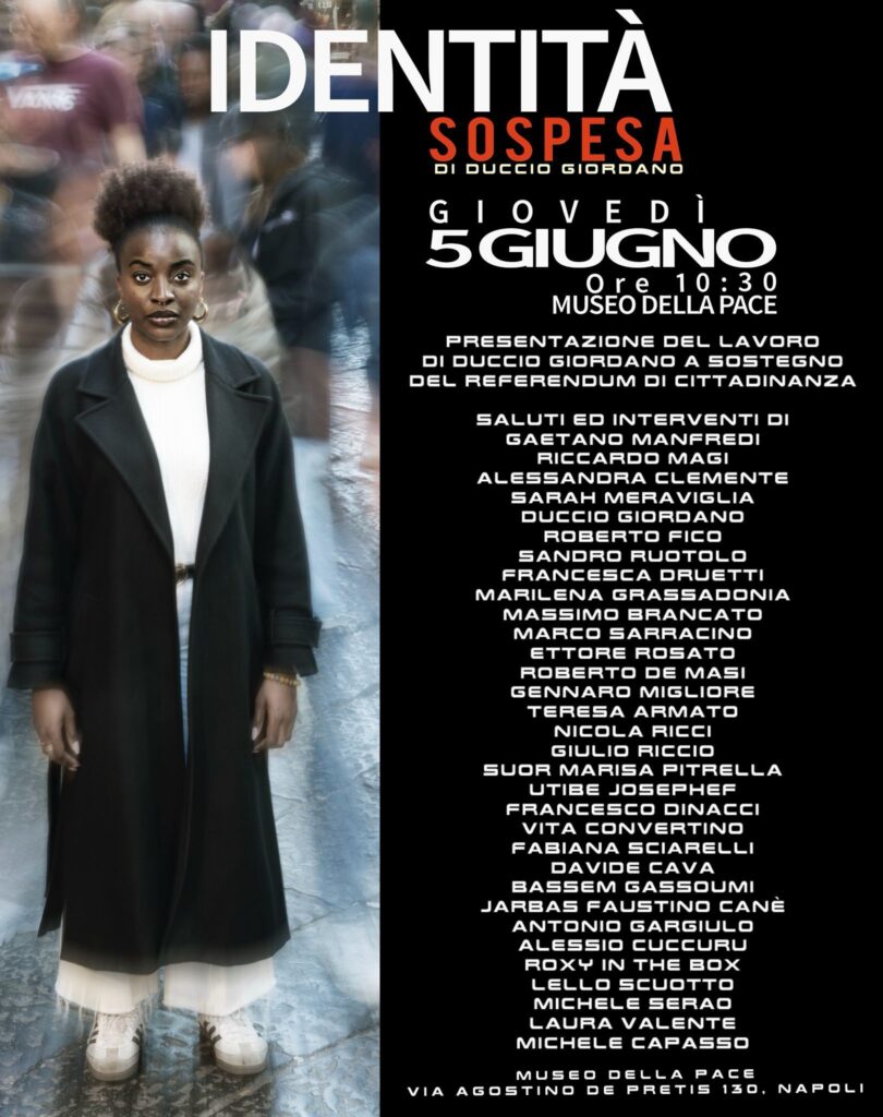 “Identità sospesa”, il 5 giugno