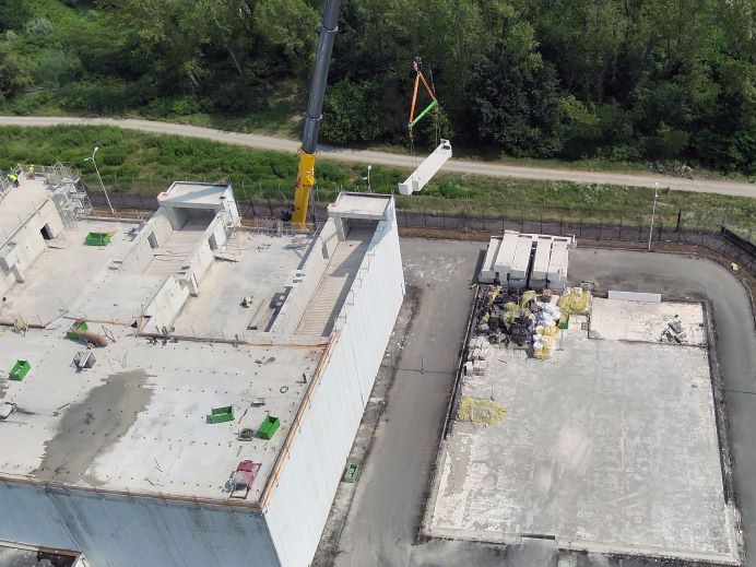I lavori della Sogin nella centrale nucleare di Caorso