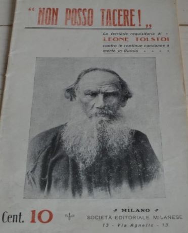 LE CITAZIONI: Tolstoj. Contro i ‘giustiziatori’ non si può tacere