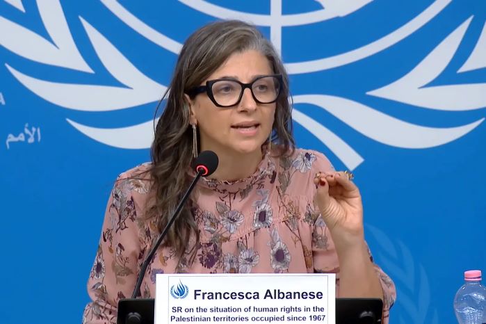 Lettera aperta in difesa di Francesca Albanese e Gaza