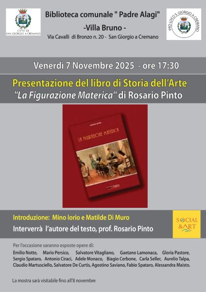 “La Figurazione Materica”, di Rosario Pinto