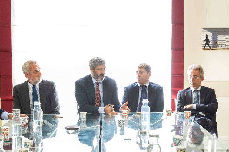 I costruttori dell’Ance con il duo Fico/Manfredi