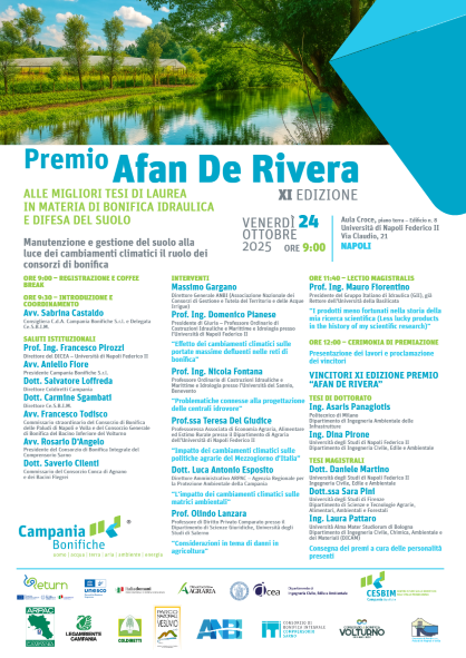 XI edizione del Premio Afan De Rivera