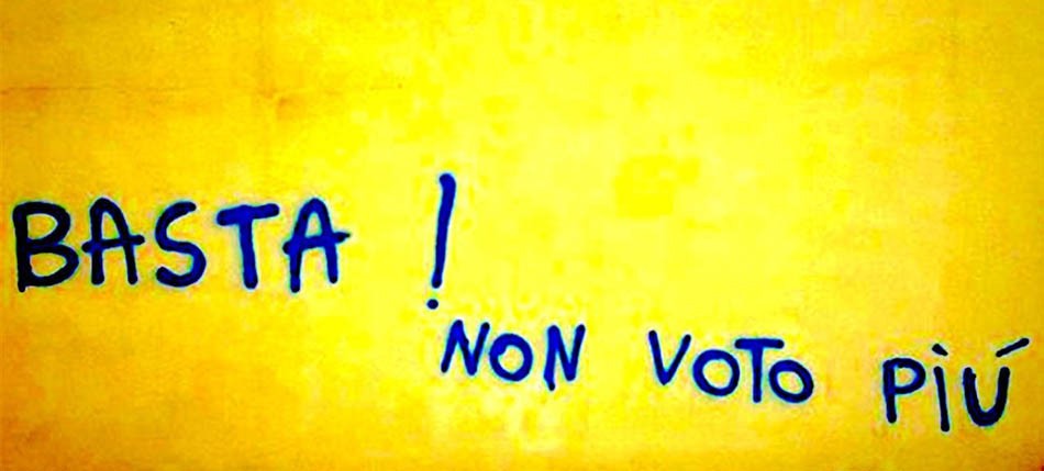 Astensionismo, l’appello di un elettore del “campo largo”
