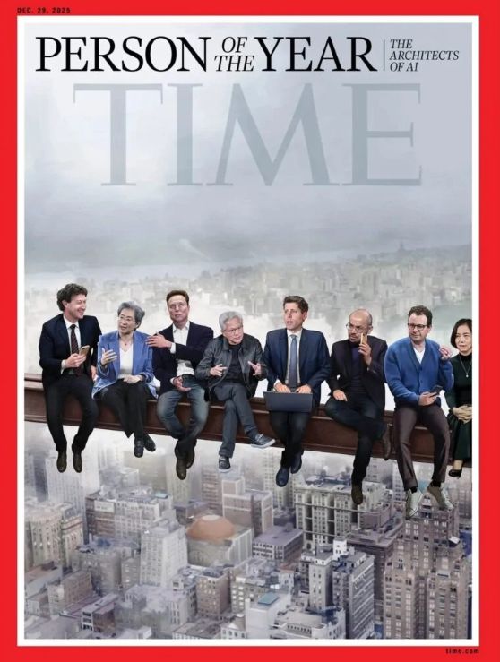 I padroni, pardon, gli architetti dell’AI persona dell’anno 2025