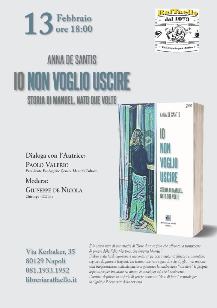 “Io non voglio uscire”, di Anna De Santis