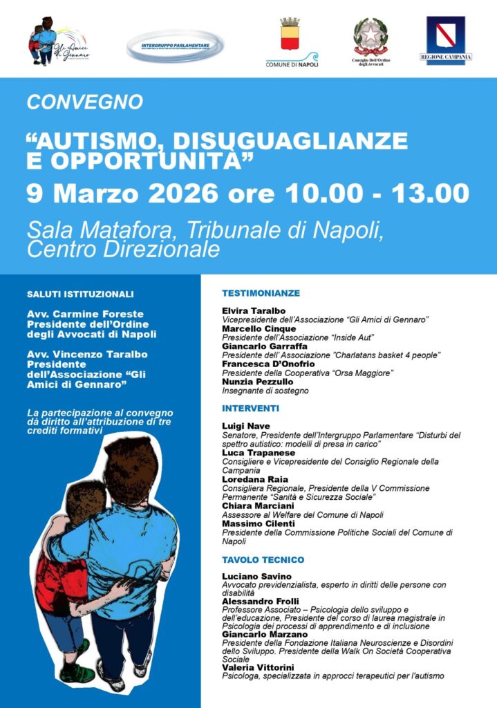 “Autismo, disuguaglianze e opportunità”