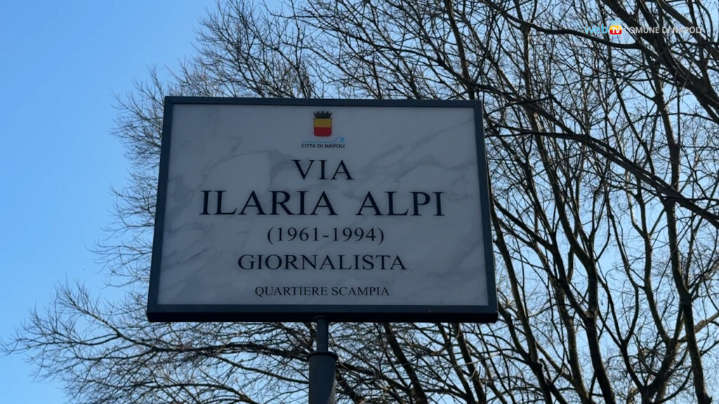 In ricordo di Ilaria Alpi, a Scampia