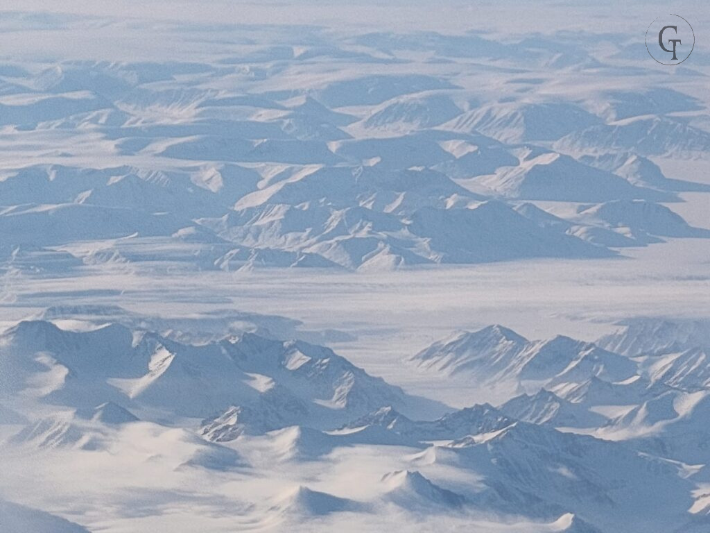 L’Artico visto da un aereo