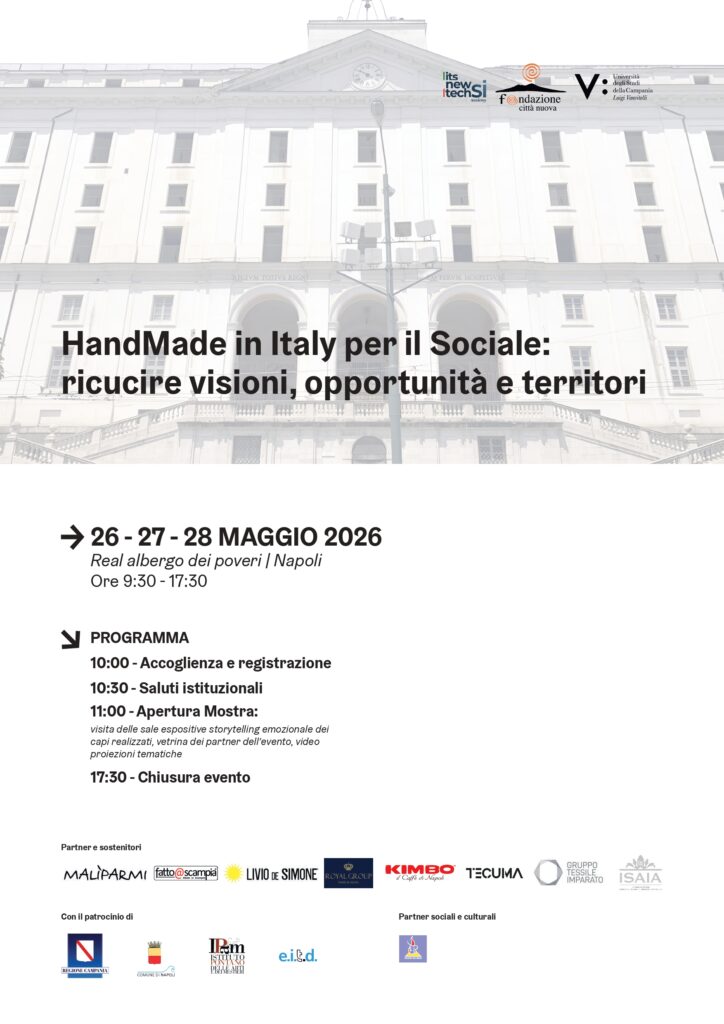 “HandMade in Italy per il Sociale” all’Albergo dei Poveri di Napoli