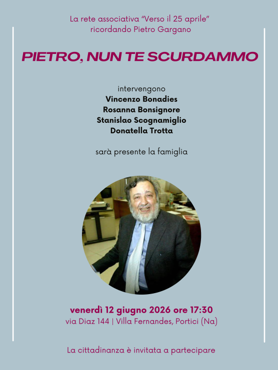 Portici, omaggio a Pietro Gargano