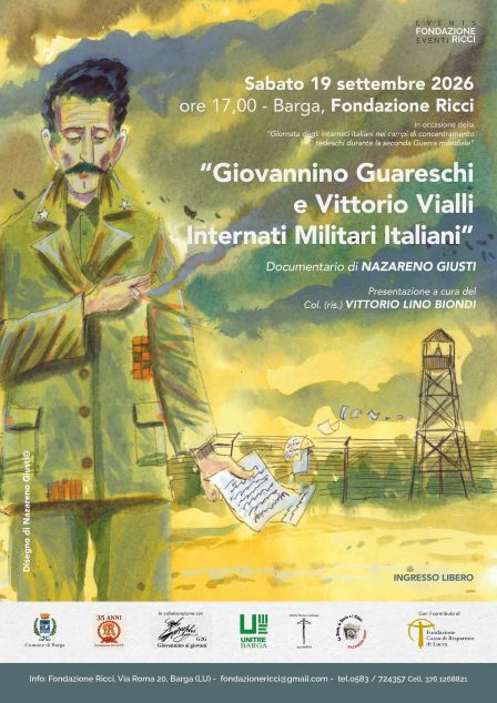 Giovannino Guareschi e Vittorio Vialli Internati Militari Italiani
