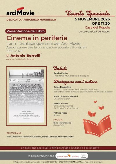 “Cinema in periferia”, curato da Antonio Borrelli