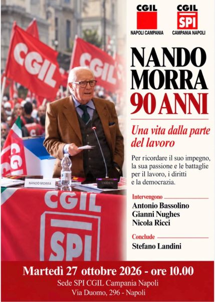Tanti auguri Nando Morra