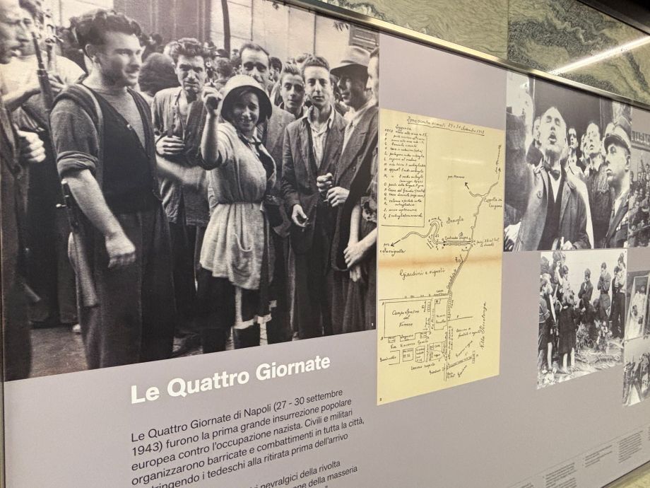 Napoli 1938-1943, mostra permanente nella Metro